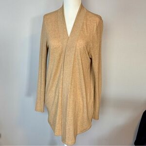Chico's Beige Cardigan Knit Sweater